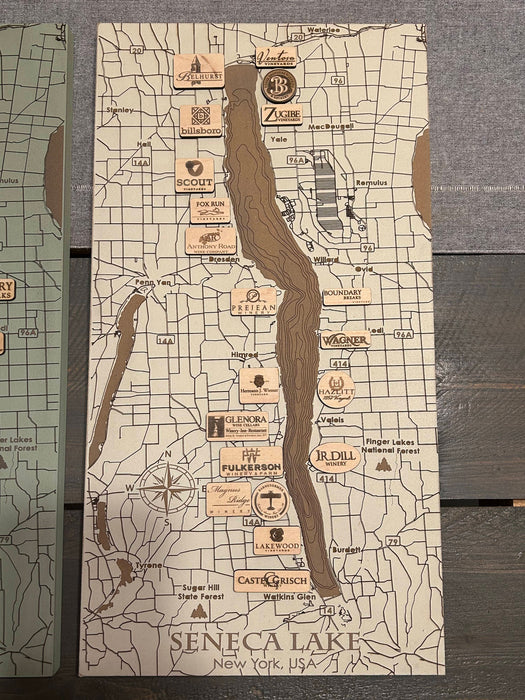 Seneca Lake Winery Map