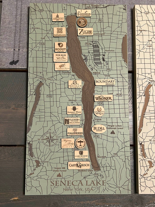 Seneca Lake Winery Map