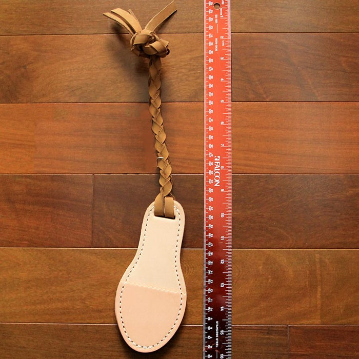Natural Leather Tug Toy for Dogs