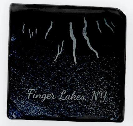 Laser Engraved Slate Coasters - handmade coasters by Etched in the Finger Lakes | Shop Finger Lakes NY