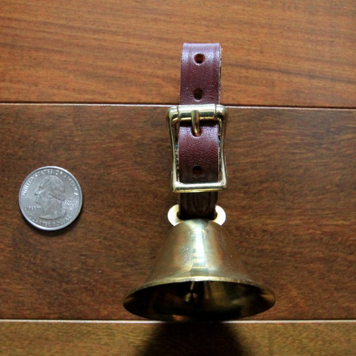 Upland & Downstream Brass Bird Dog Bell with Strap