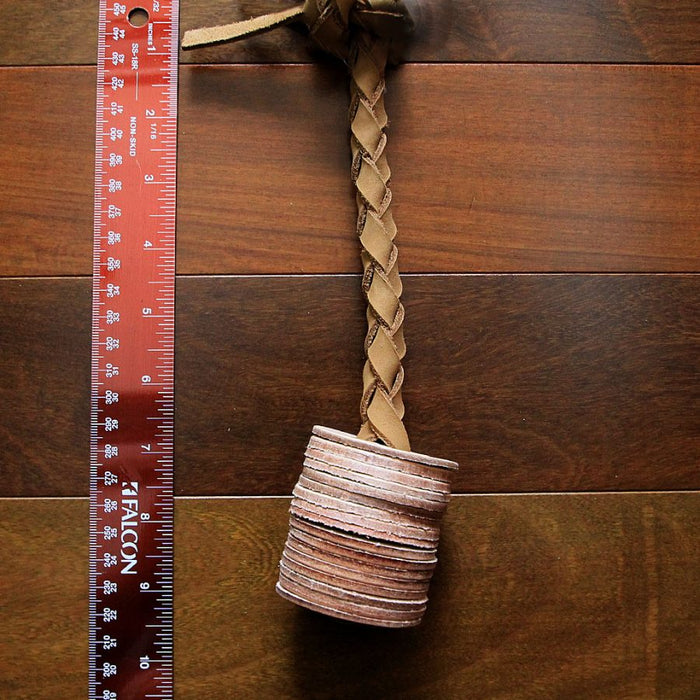 Natural Leather Tug Toy for Dogs