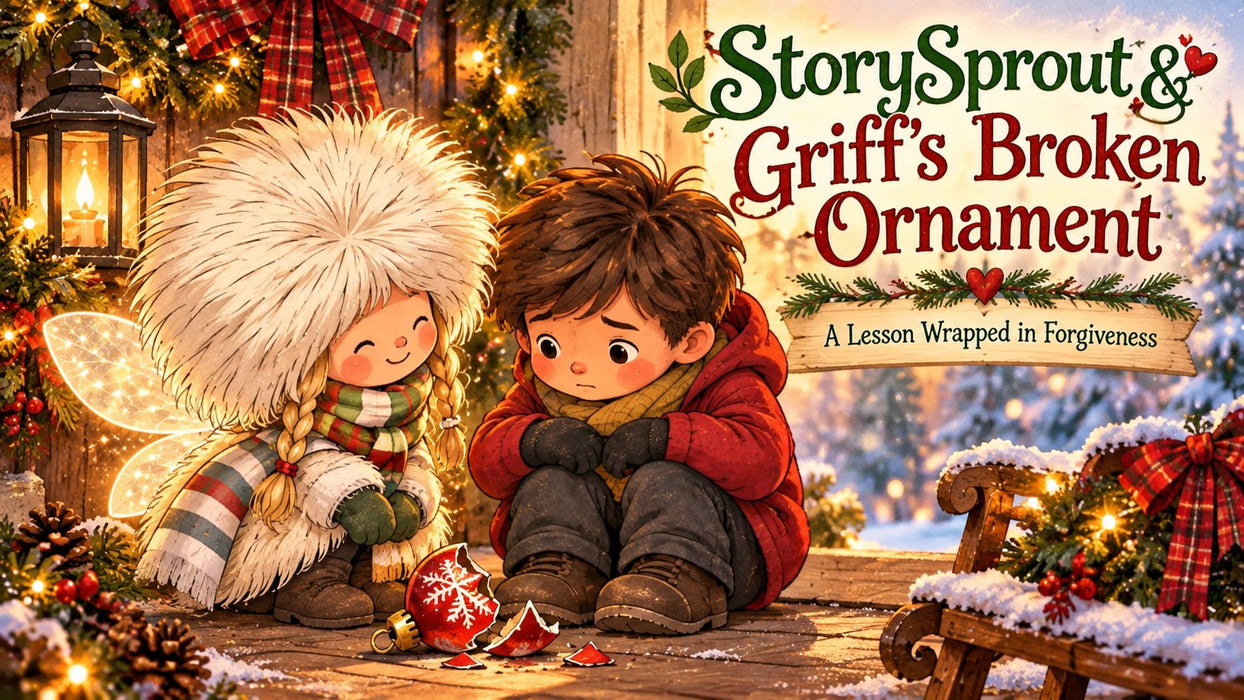 🎄 StorySprout™ & Griff’s Broken Ornament