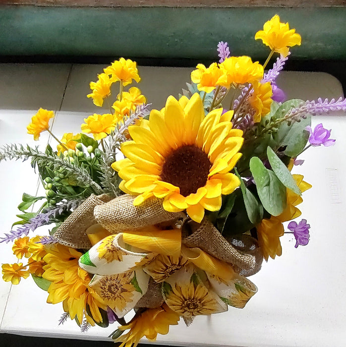 Sunflower collection-candle arrangement