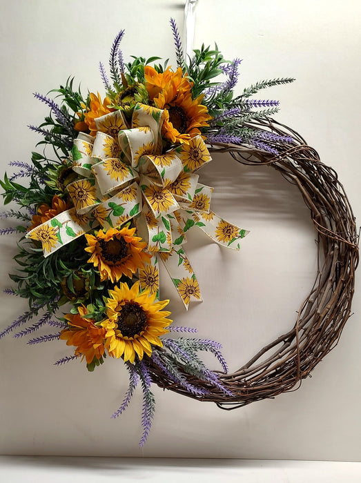 Spring Grapevine wreath