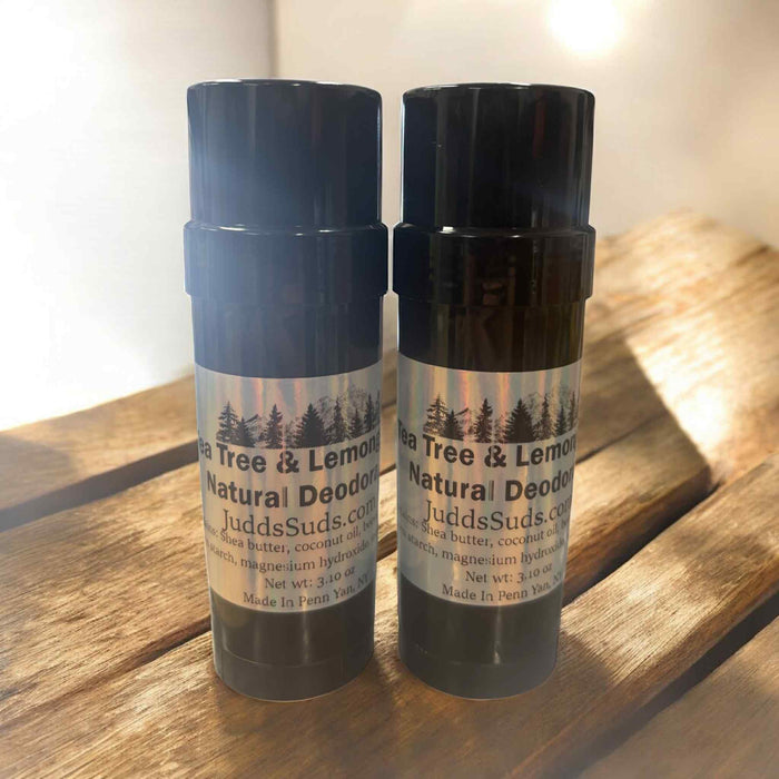 Tea Tree & Lemongrass Natural Deodorant | Aluminum-Free Deodorant | Essential Oil Deodorant | Fresh, Clean Odor Protection