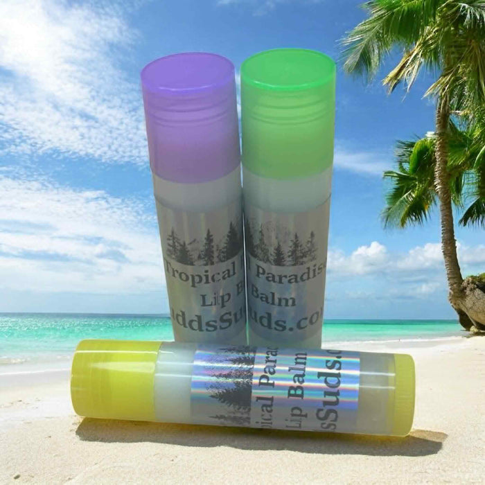 Handmade Tropical Paradise Lip Balm – Moisturize Naturally & Keep Your Lips Sunny