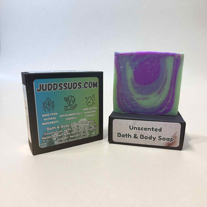 Unscented Bath & Body Soap | Handmade Artisanal Bar | Fragrance-Free Soap | Gentle Cleanse for Sensitive Skin