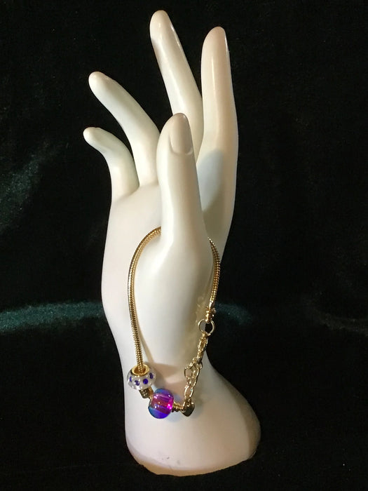 Zodiac adjustable snake bracelet