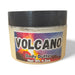 Jar of Volcano body butter with a colorful label on a white background