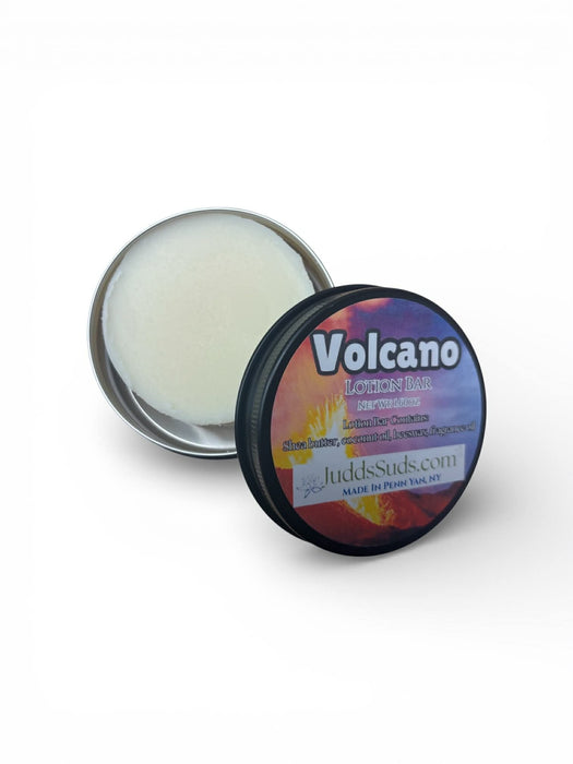 Volcano Solid Lotion Bar | Bright Citrus & Sugar Notes | Deep Hydration Moisturizing Body Butter Bar