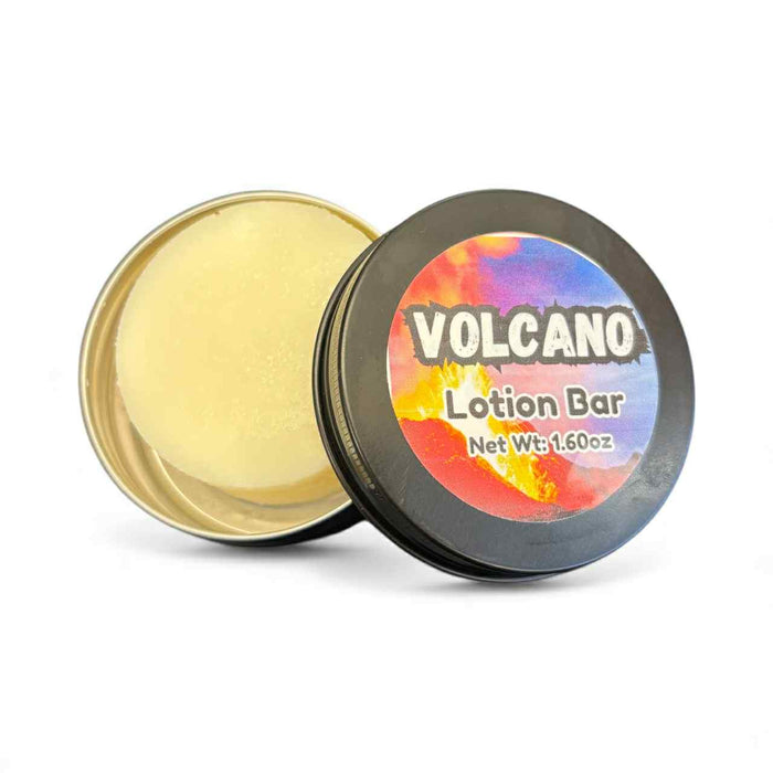 Volcano Solid Lotion Bar | Bright Citrus & Sugar Notes | Deep Hydration Moisturizing Body Butter Bar