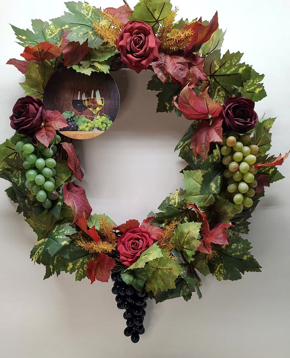 Beauty of the Finger Lakes-Natural grapevine wreath for wine lovers