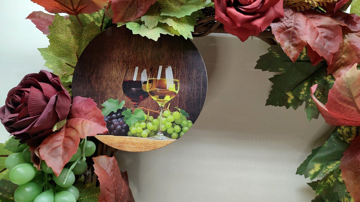 Beauty of the Finger Lakes-Natural grapevine wreath for wine lovers