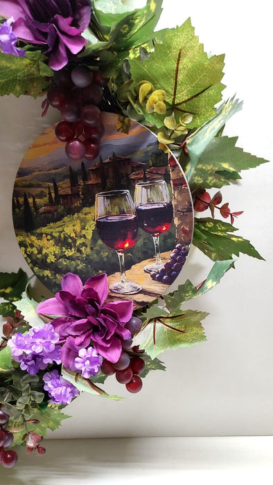 Beauty of the Finger Lakes-Natural grapevine wreath for wine lovers