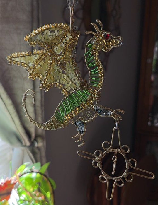 Yellow Dragon Sun Catcher